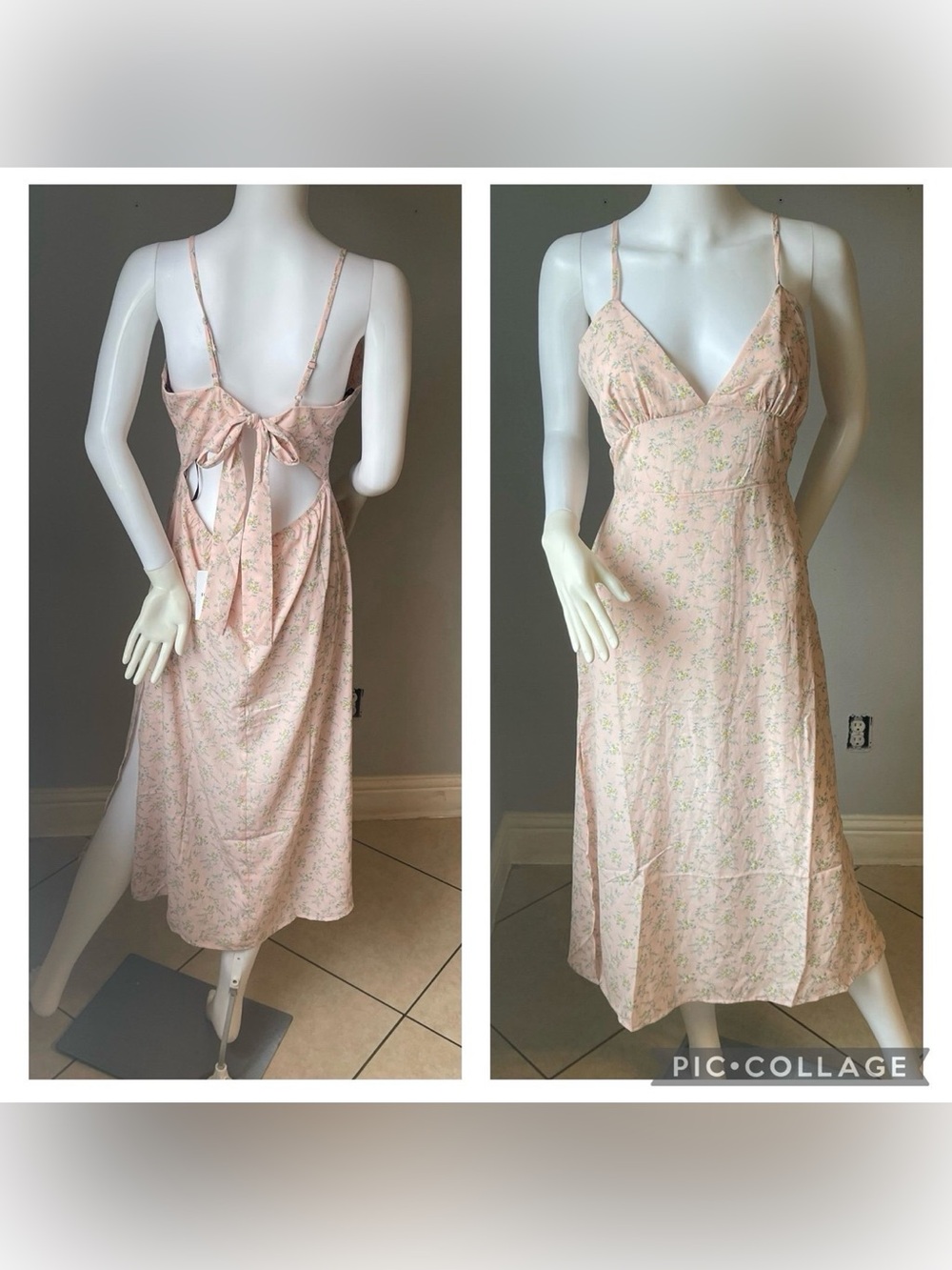 Floral Print Tie-Back Midi Dress
Size Large
New with tags
Brand is Forever 21